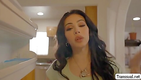 Slutty brunette milf gets her ass licked and fucked