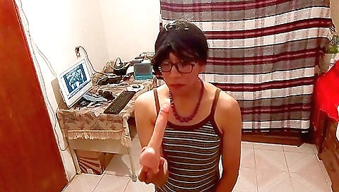 Mexican pornstar with tits plays with her boyfriend's dick