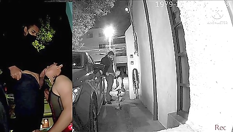 Busty brunette getting her ass fucked by a black dick