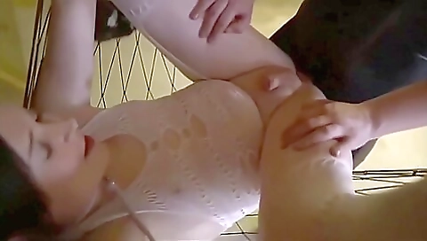 Bright red haired trans shemale enjoys anal sex with her friend