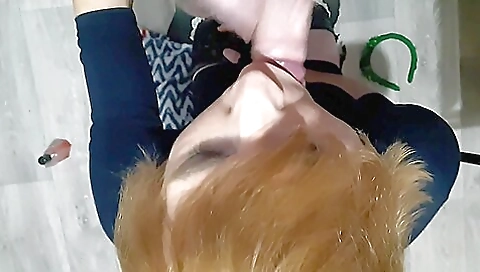 Bareback facial cumshot fuck with hardcore face and oral