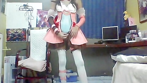 Latina in her vintage lingerie is ready to fuck a dick for you