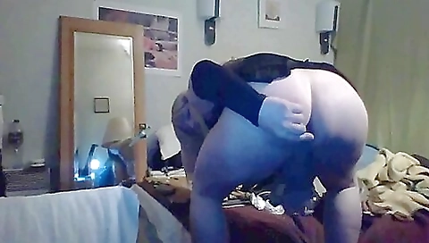 Transvsevist blonde mature transvestite is drilling